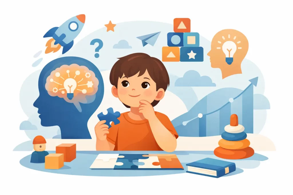 Desenvolvimento cognitivo infantil aos 3 anos