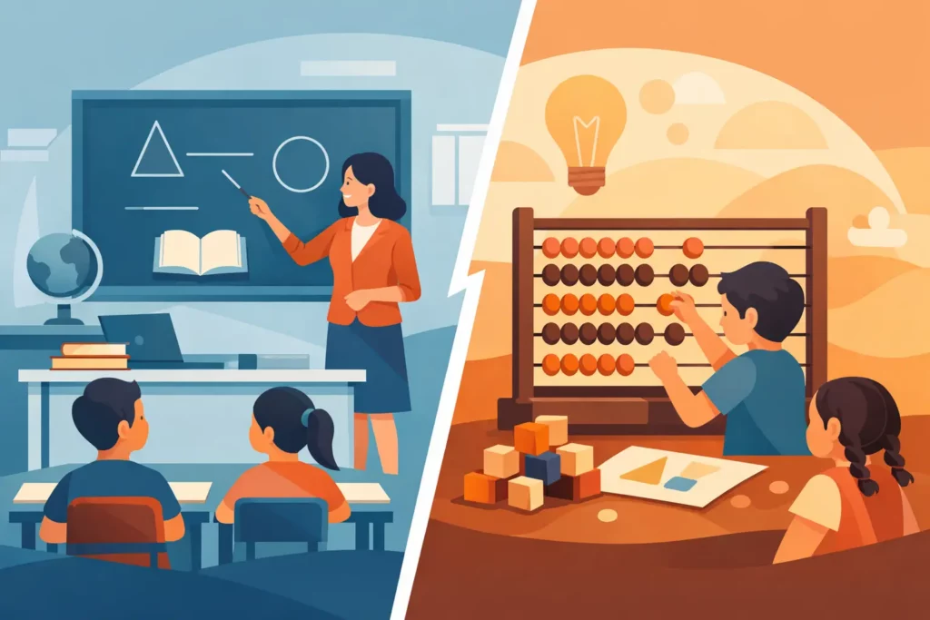 Ensino tradicional versus ábaco: o que muda?
