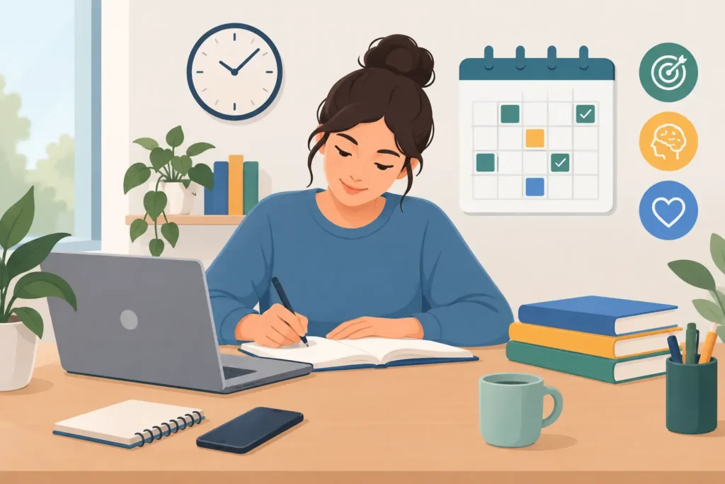 Como criar rotina de estudos sem conflitos