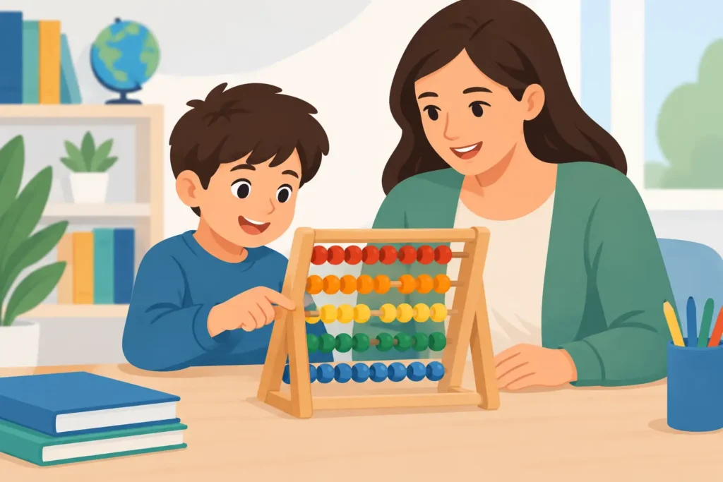 Como usar ábaco educativo em casa e na escola