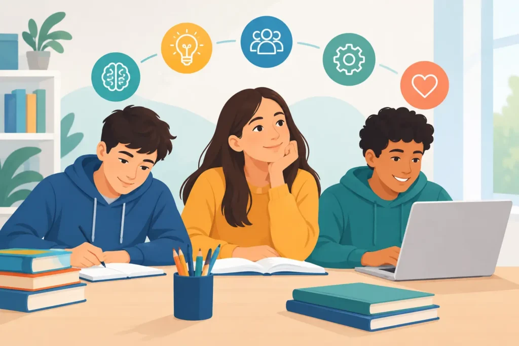 Guia de competências escolares dos 10 aos 13
